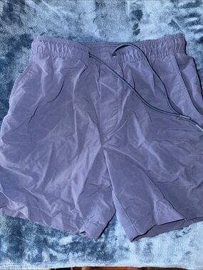 American Eagle Outfitters Navy Mesh-Lined Swim Shorts